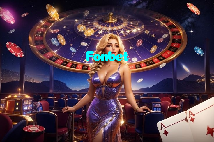 Fonbet casino presented on mobile device in Pakistan with slots and live games